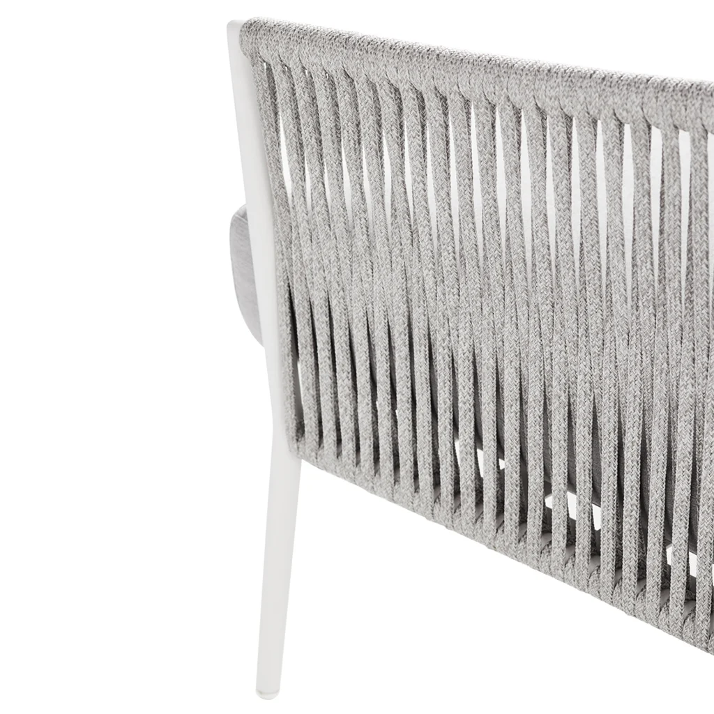 Nusa Sofa in White Aluminum thumbnail 2