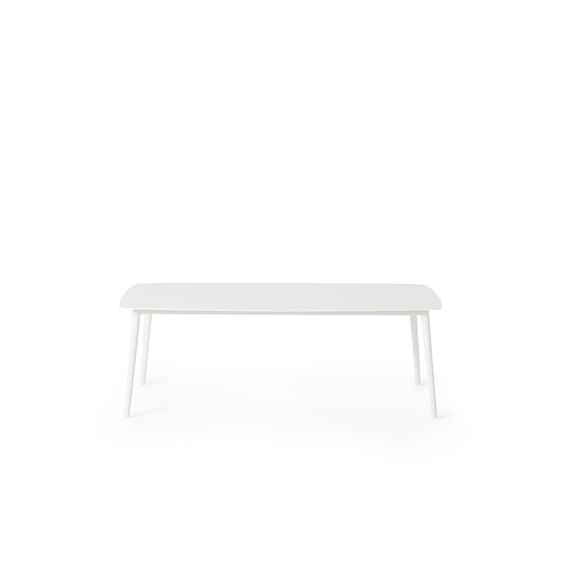 Nusa Coffee Table in White Aluminum
