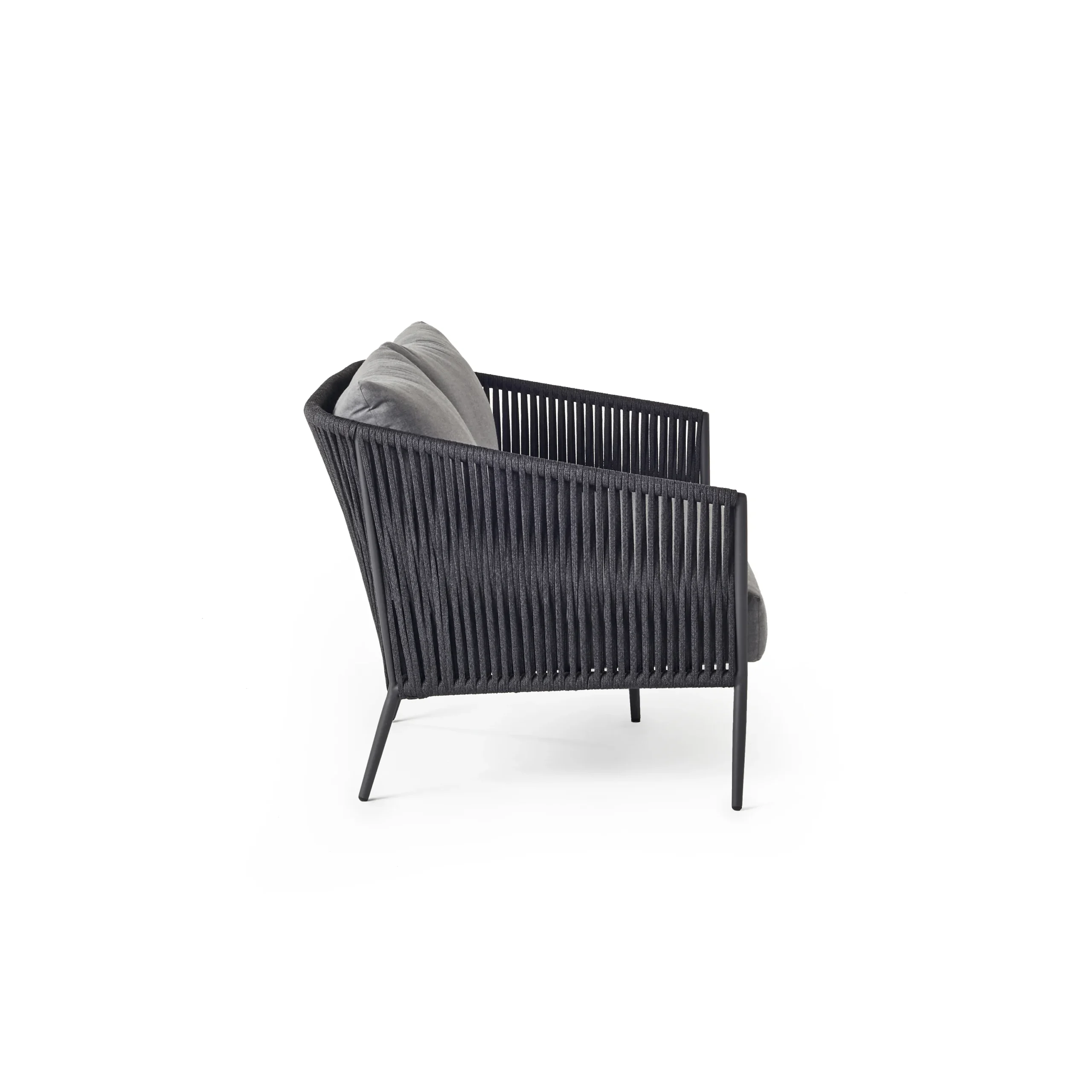 Nusa Loveseat in Charcoal Aluminum thumbnail 3