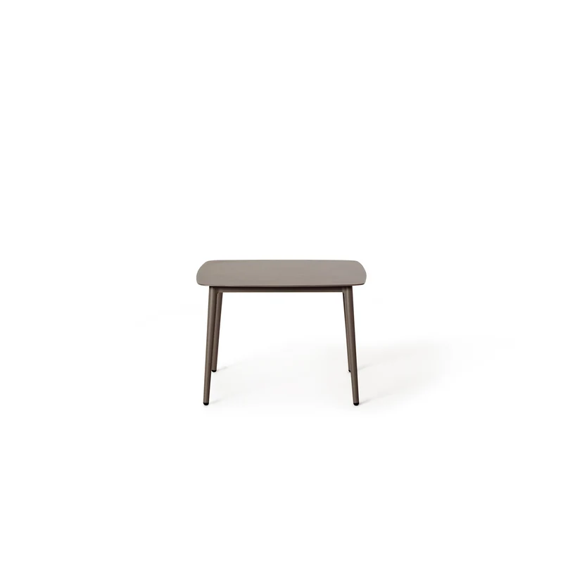 Nusa Side Table in Quartz Grey Aluminum