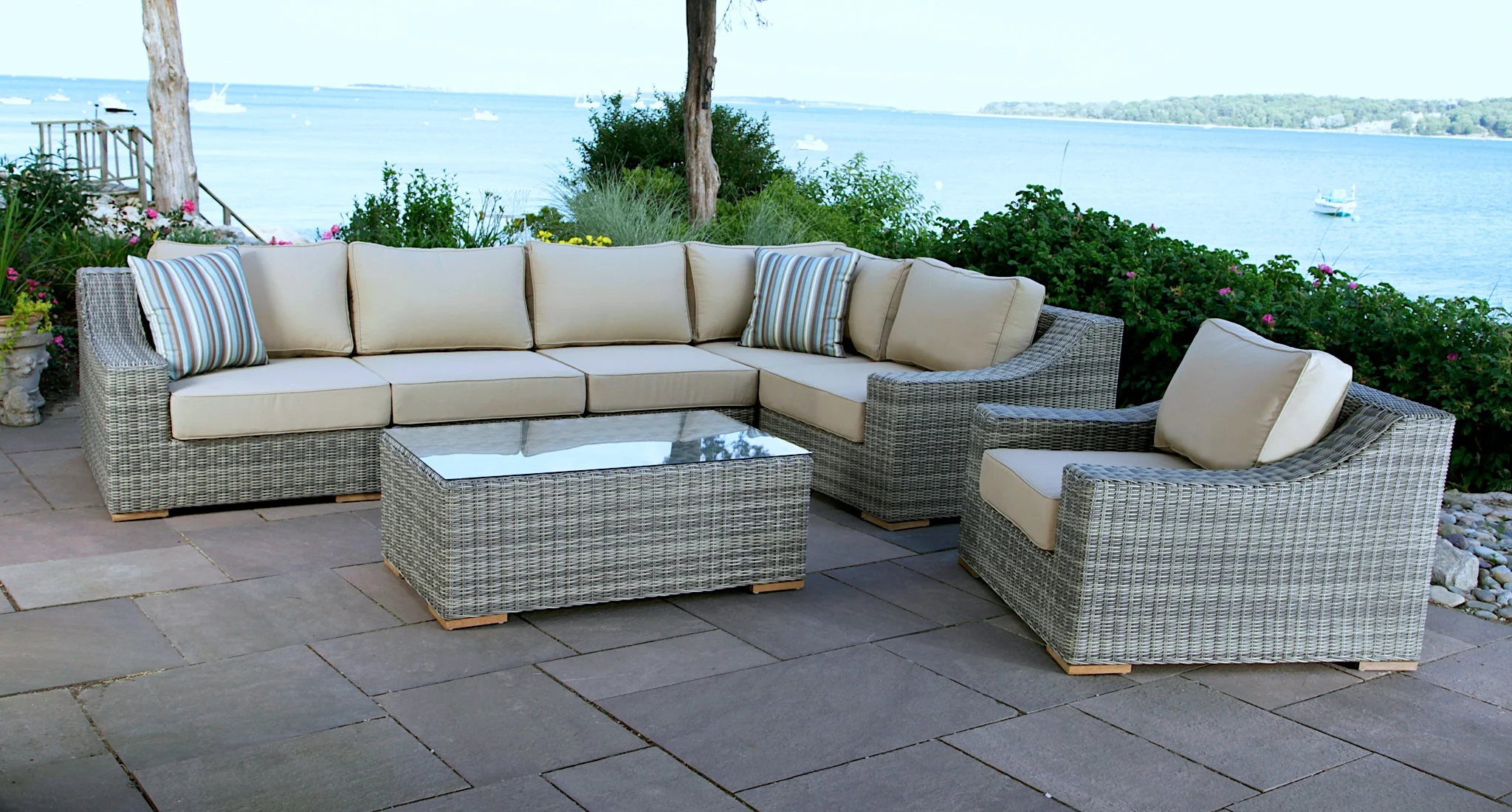 Lotus Outdoor Sectional Set