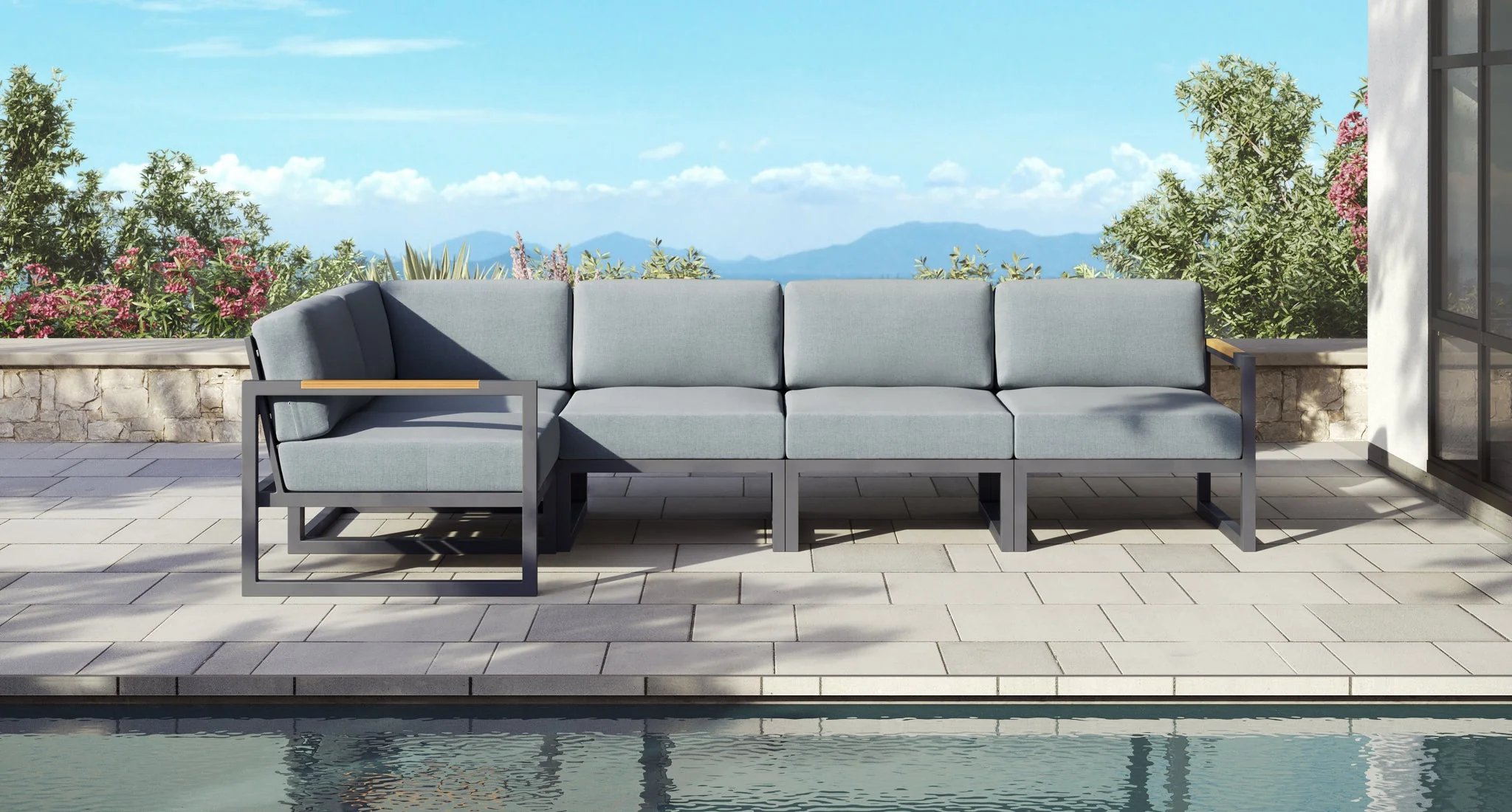 Baba Aluminum Outdoor Sectional