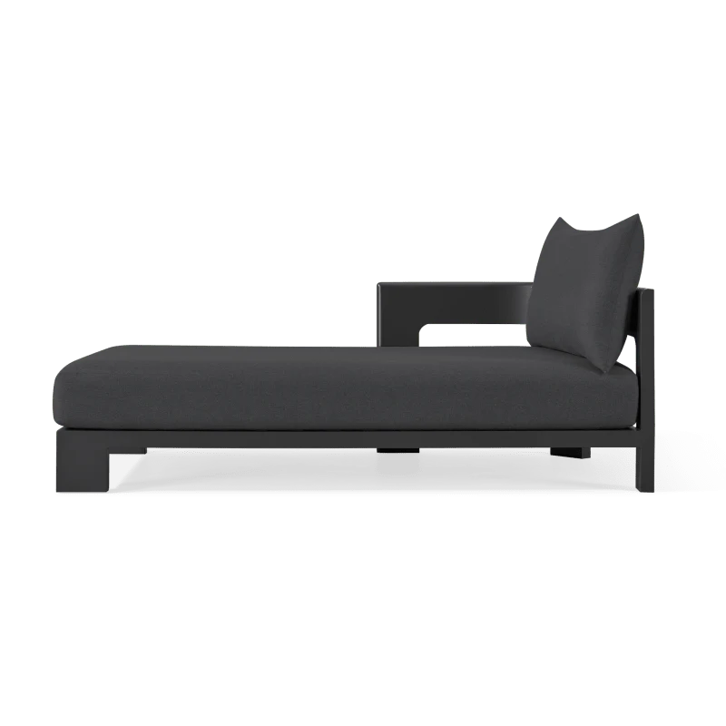 Riverside Aluminum Chaise Left