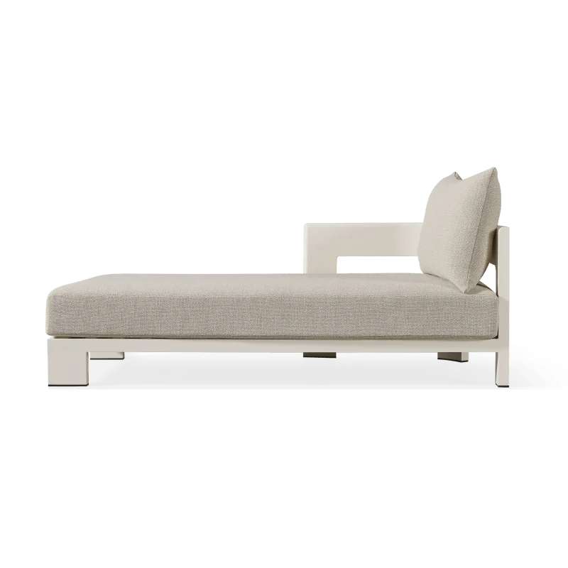 Riverside Aluminum Chaise Left
