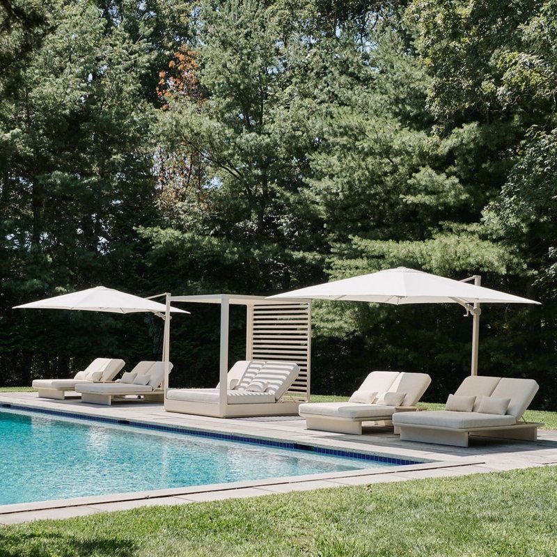 Riverside Aluminum Double Sun Lounge thumbnail 4