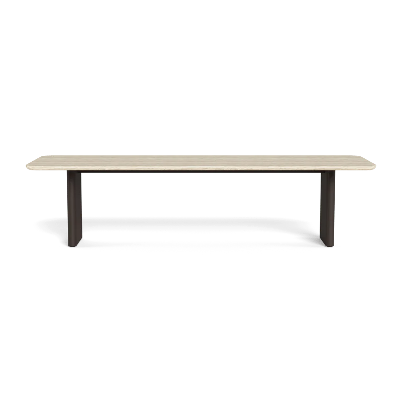 Riverside Aluminum Stone Dining Table 120" thumbnail 4