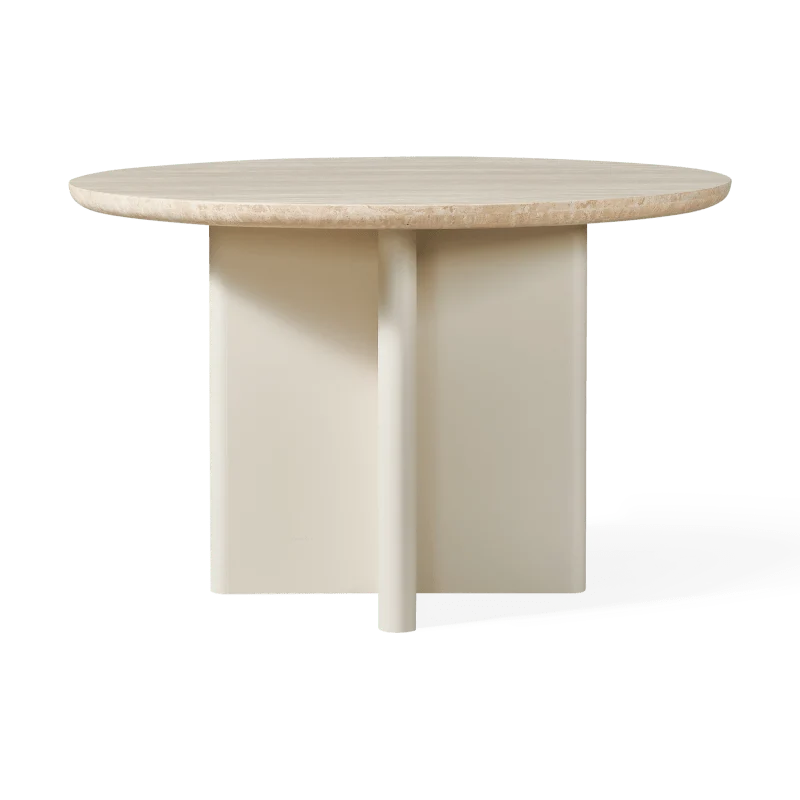 Riverside Aluminum Stone Round Dining Table 48" thumbnail 2