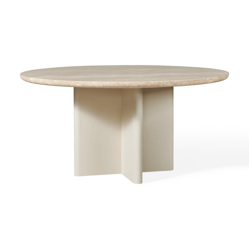 Riverside Aluminum Stone Round Dining Table 60" thumbnail 7