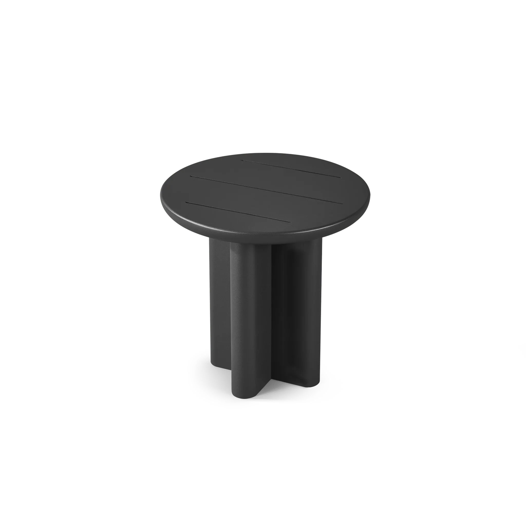 Riverside Aluminum Round Slatted Side Table thumbnail 4