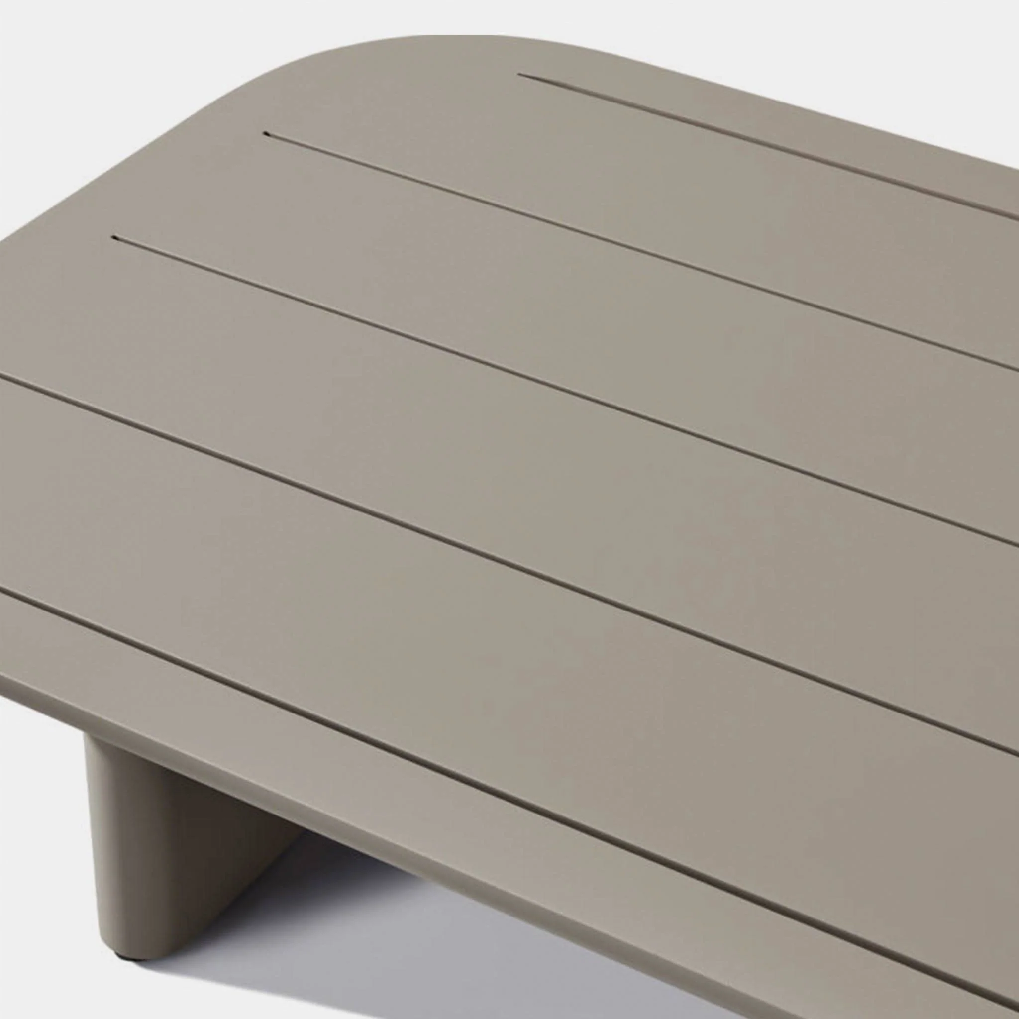 Riverside Aluminum Slatted Coffee Table thumbnail 6