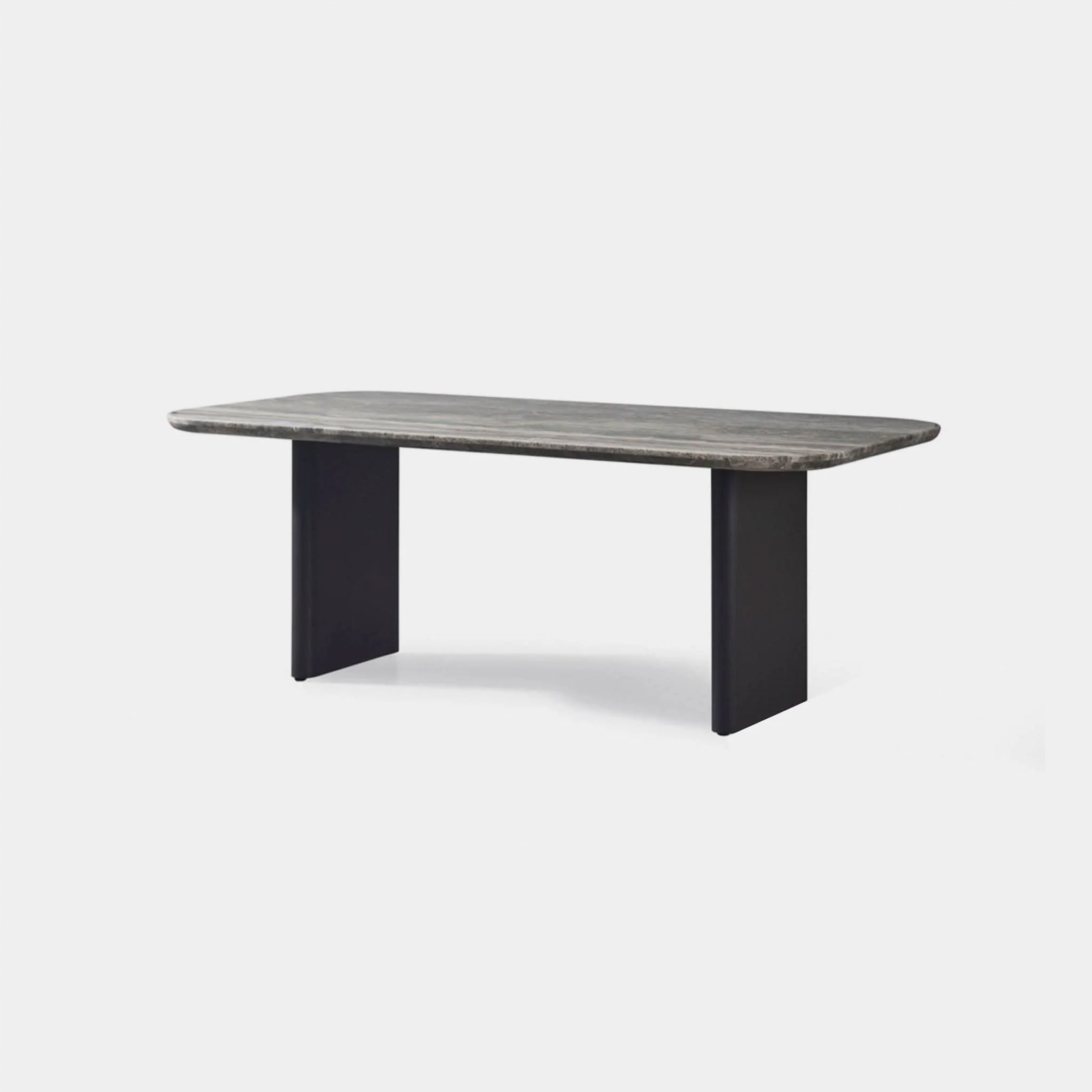 Riverside Aluminum Stone Dining Table 81" thumbnail 6