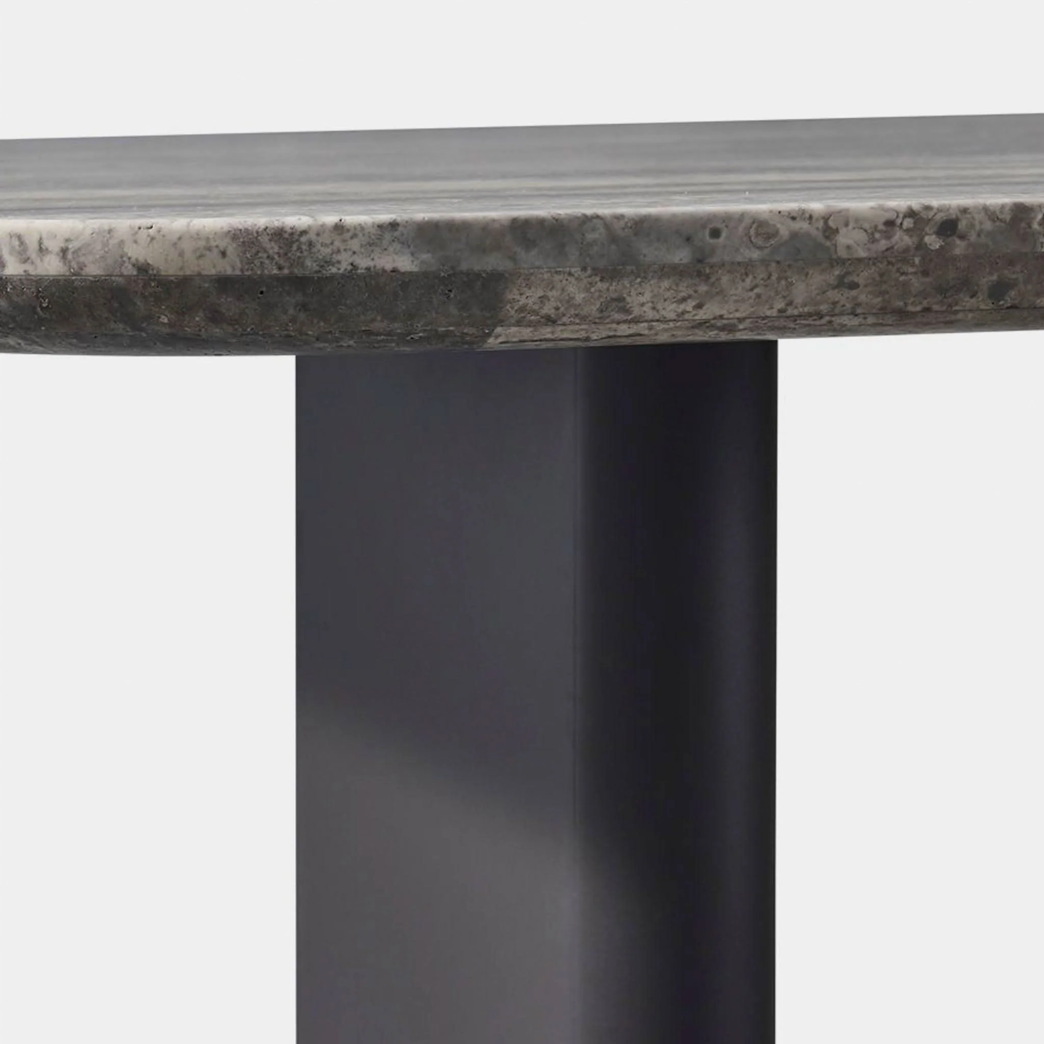 Riverside Aluminum Stone Dining Table 81" thumbnail 4