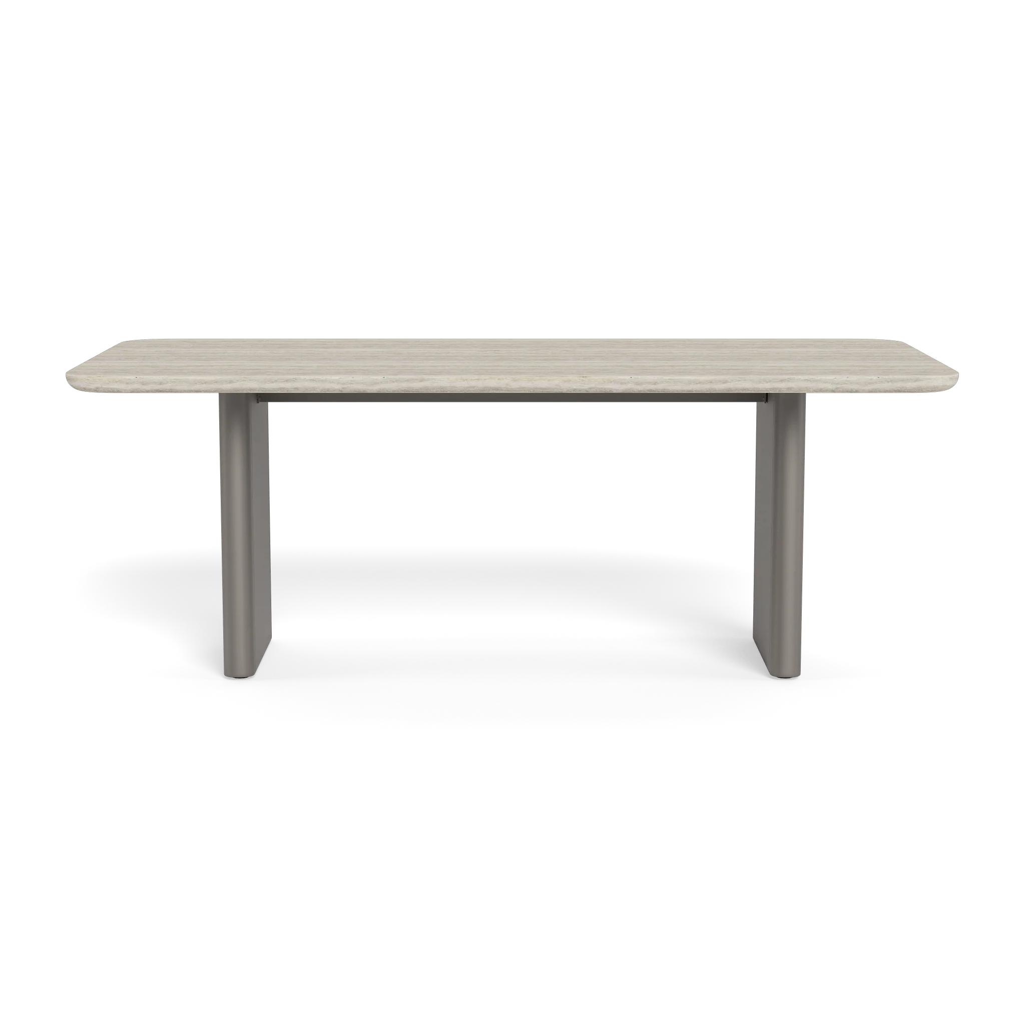Riverside Aluminum Stone Dining Table 81" thumbnail 8