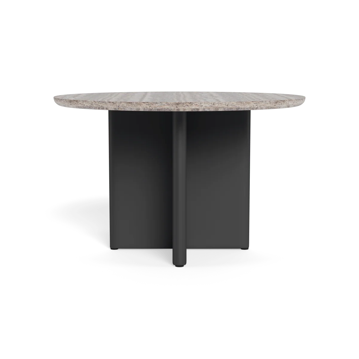Riverside Aluminum Stone Round Dining Table 48" thumbnail 3